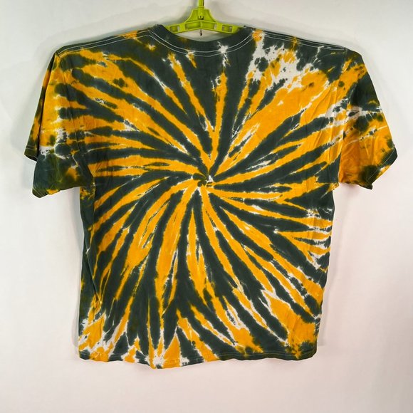 AJ Hawk Tie-dye Shirt Adult XL Green Gold Green Bay Packer NFL Team Graphic - Picture 6 of 7
